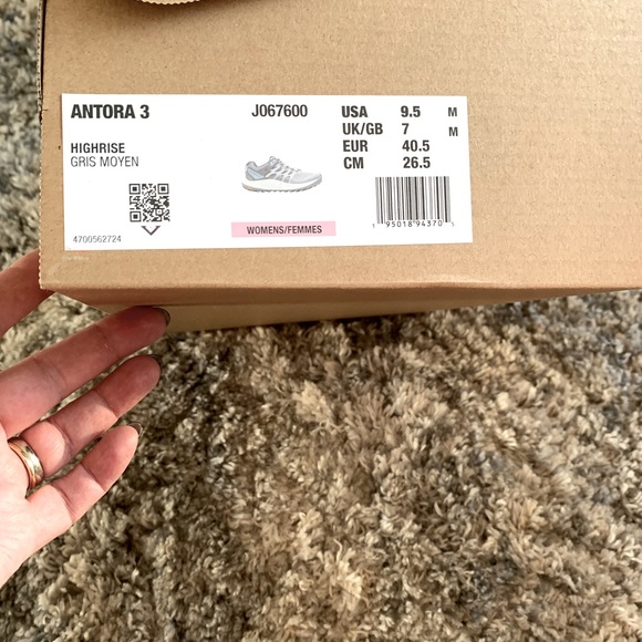 Merrell Hiking Runners Grey Size 9.5 - Picture 4 of 5